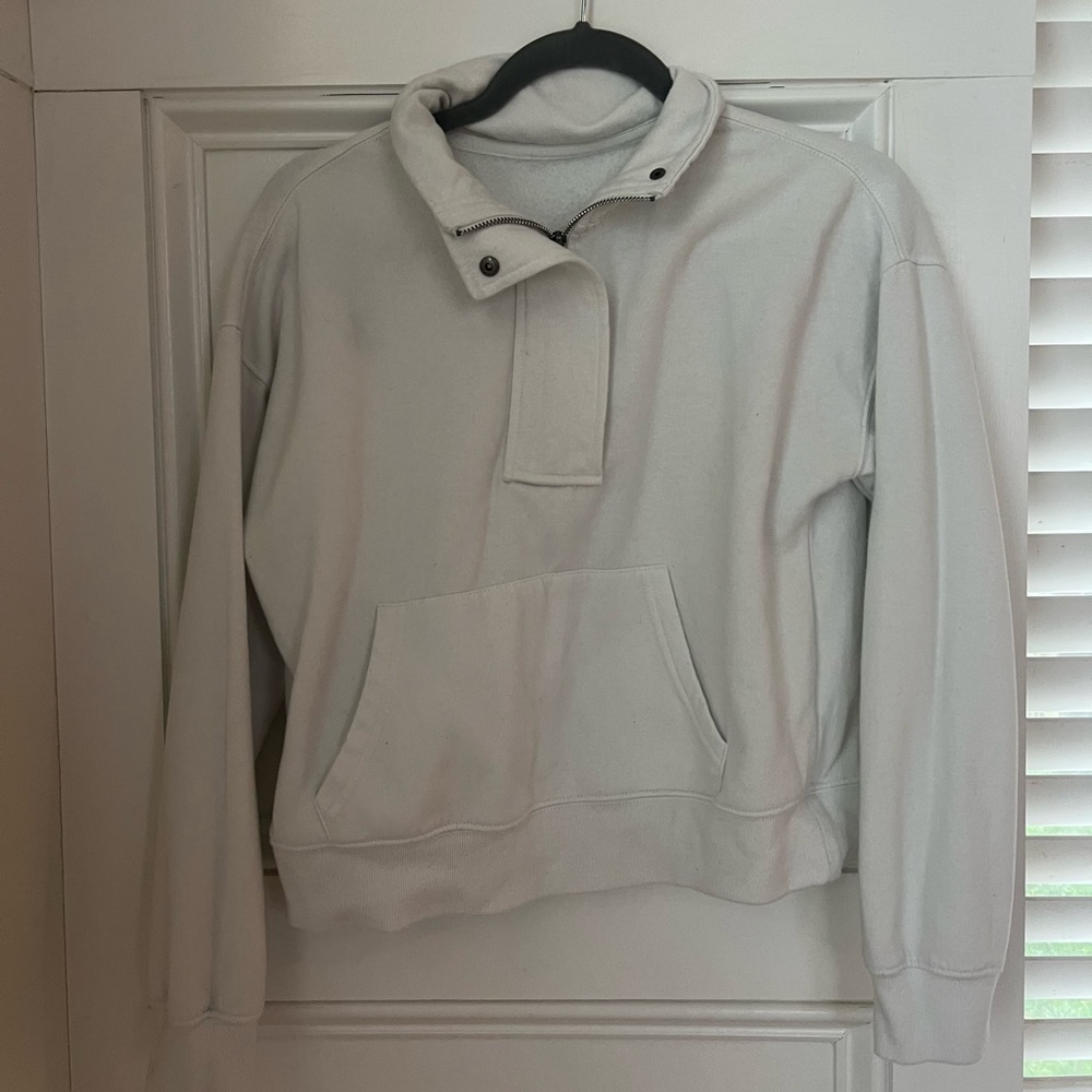 Half zip hoodie